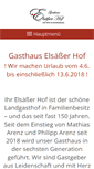 Mobile Screenshot of elsaesser-hof.de